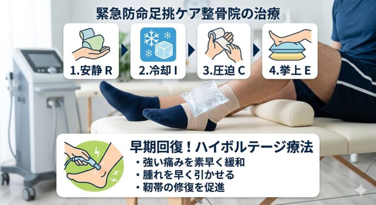 ​足首をひねったら！応急処置と早期回復のコツ/下松/整骨院/整体/捻挫